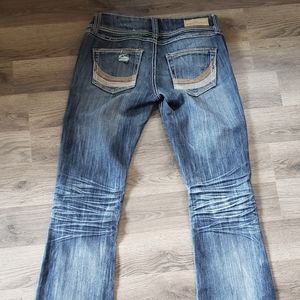 Almost Famous dark wash jeans size 5